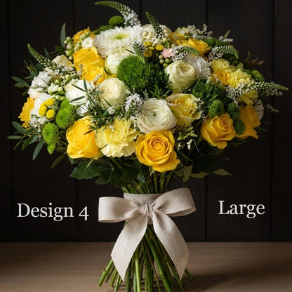 Flower Bunch - Yellow Coloured Hostess Bunch