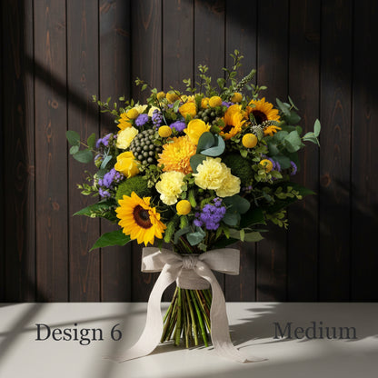 Flower Bunch - Yellow Coloured Hostess Bunch