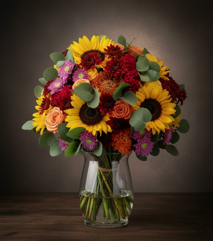Flower Bunch - Autumn Coloured Hostess Bunch