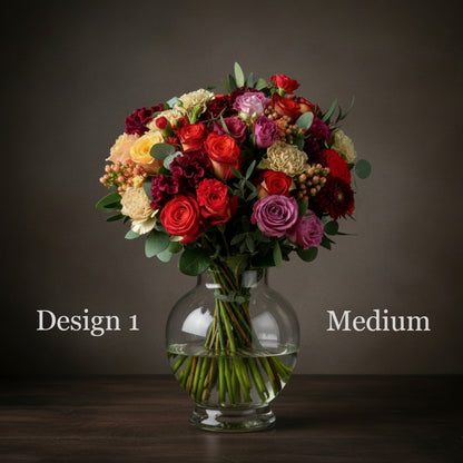 Flower Bunch - Berry Coloured Hostess Bunches