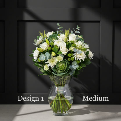 Flower bunch - White Cream Coloured Hostess Bunches