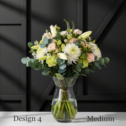 Flower bunch - White Cream Coloured Hostess Bunches