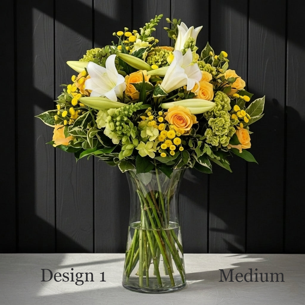 Flower Bunch - Yellow Coloured Hostess Bunch