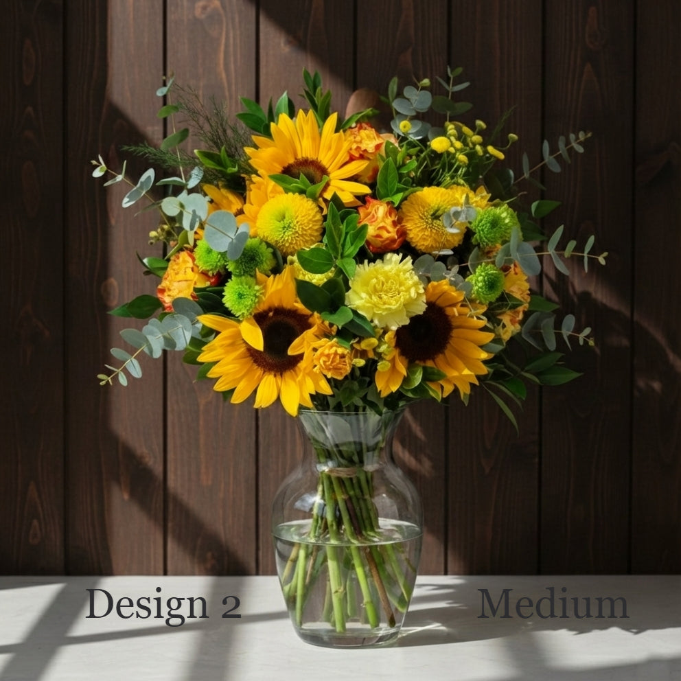 Flower Bunch - Yellow Coloured Hostess Bunch