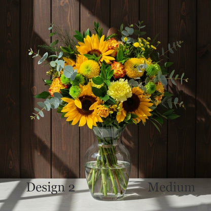 Flower Bunch - Yellow Coloured Hostess Bunch