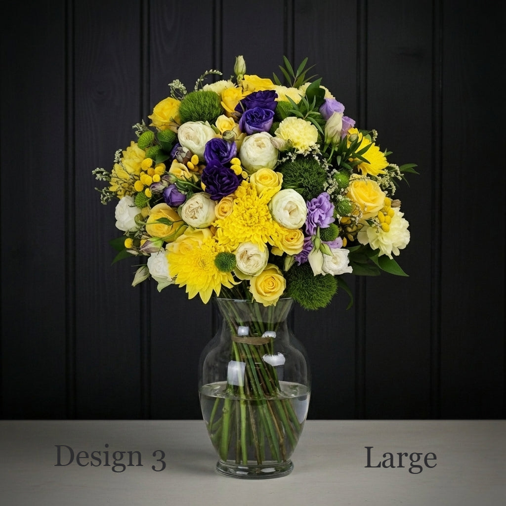 Flower Bunch - Yellow Coloured Hostess Bunch
