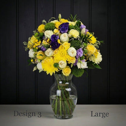 Flower Bunch - Yellow Coloured Hostess Bunch