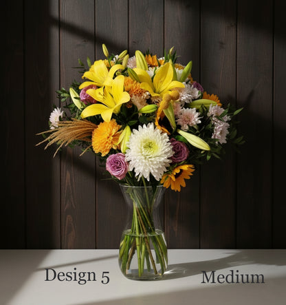 Flower Bunch - Yellow Coloured Hostess Bunch
