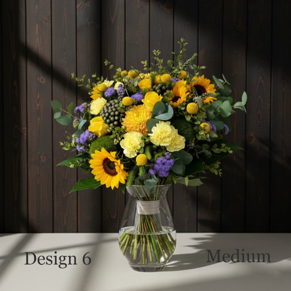 Flower Bunch - Yellow Coloured Hostess Bunch