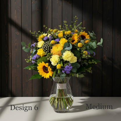 Flower Bunch - Yellow Coloured Hostess Bunch