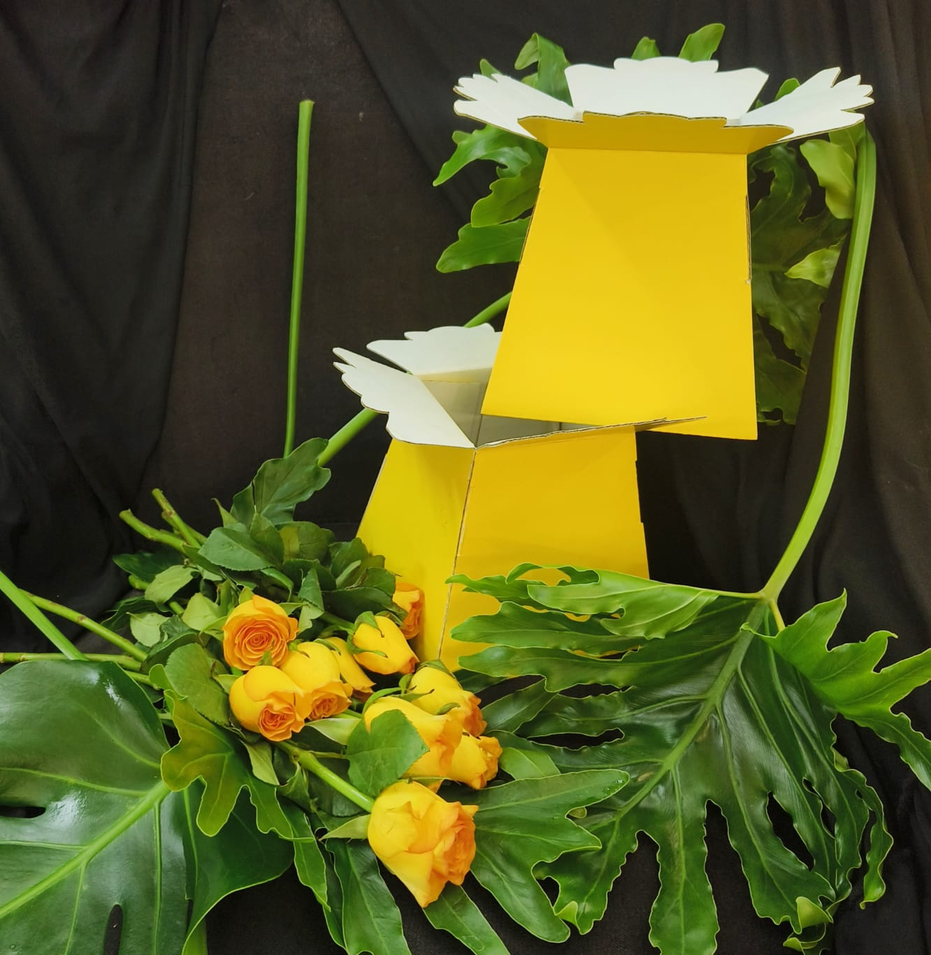 Parisian Posy Flower Box in Pretoria | Luxury Fresh Cut Containers