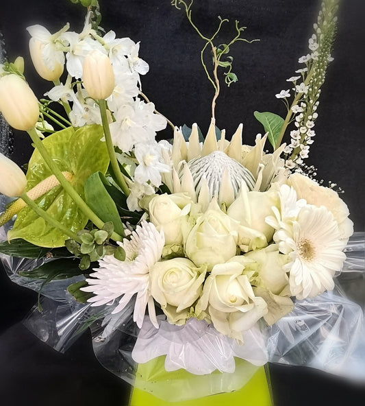 White/Cream Coloured Flower Box