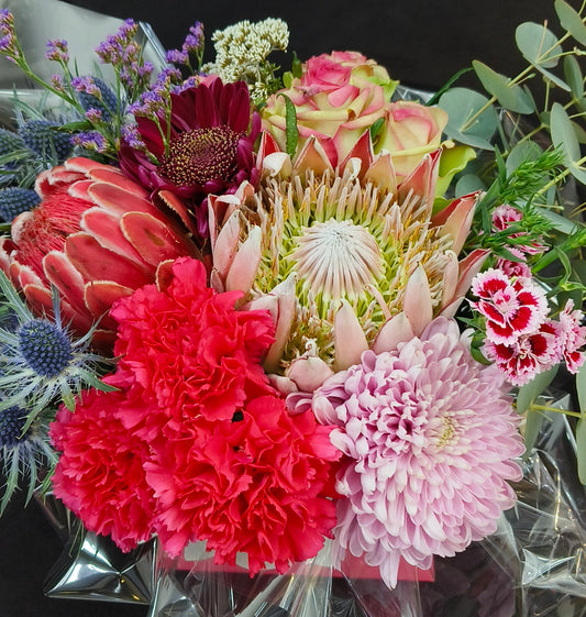 Berry Coloured Parisian Posy