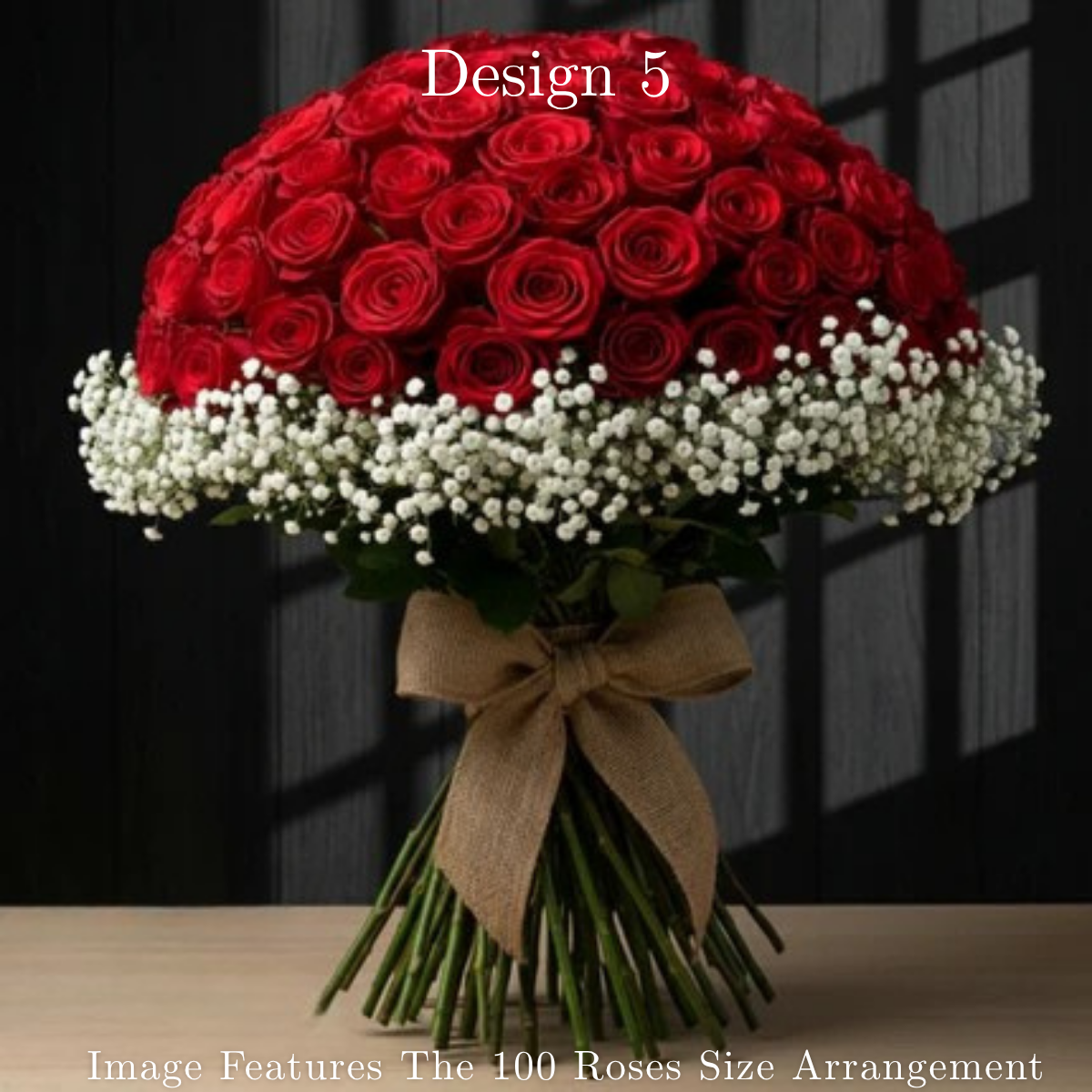 Rose Bunch - Red ,  Red Variegated Rose Bunches - Classic