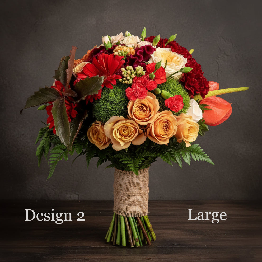 Parisian Posy - Autumn Coloured Parisian Posy