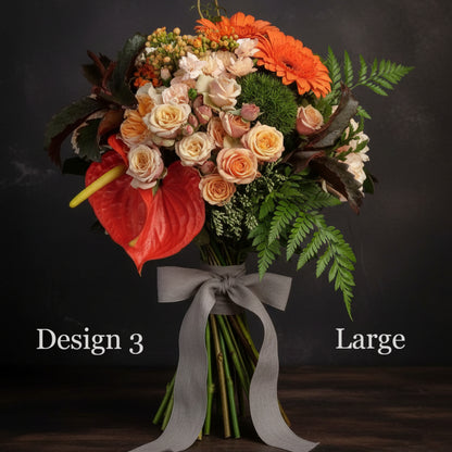 Parisian Posy - Autumn Coloured Parisian Posy