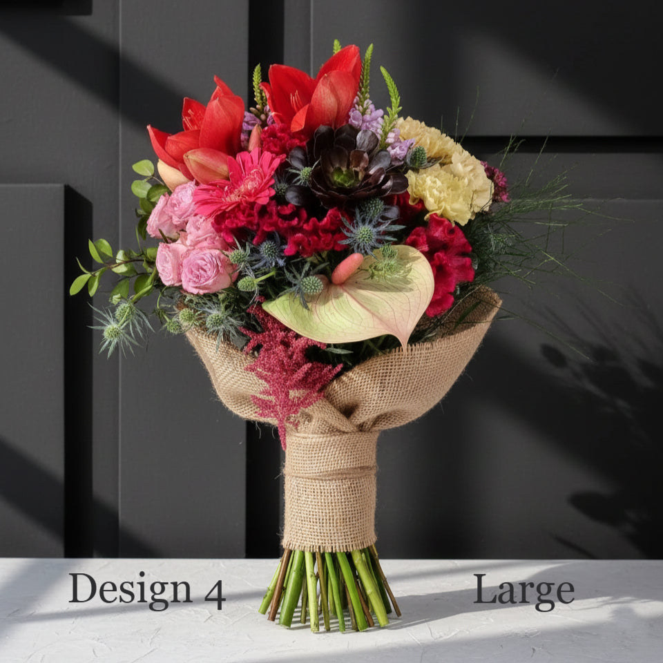 Parisian Posy - Berry Coloured Parisian Posy