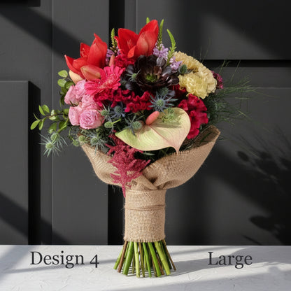 Parisian Posy - Berry Coloured Parisian Posy