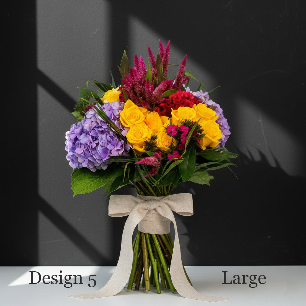 Flower Posy - Mixed Coloured Parisian Posy