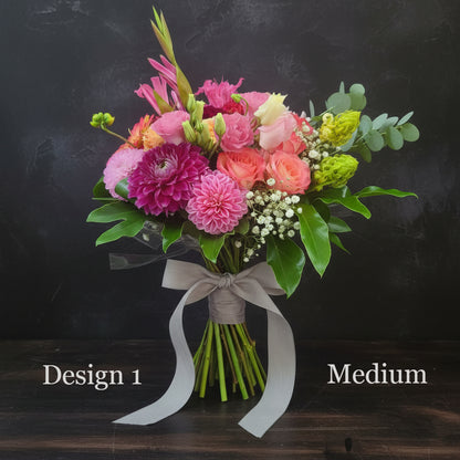 Pink/Lavender/Lilac Coloured Parisian Posy