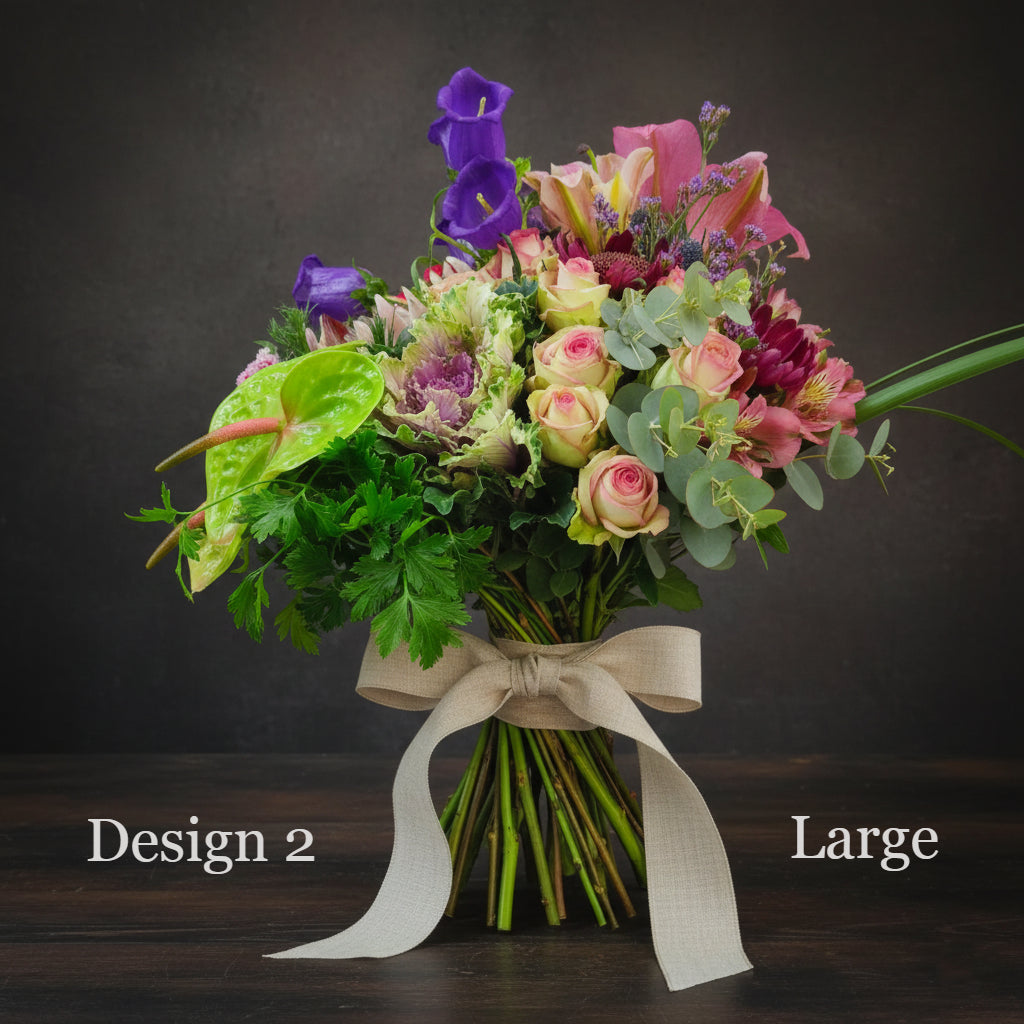 Pink/Lavender/Lilac Coloured Parisian Posy