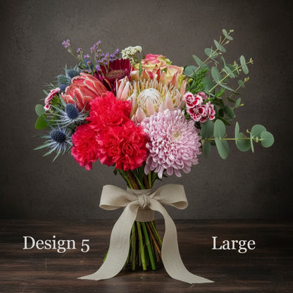 Pink/Lavender/Lilac Coloured Parisian Posy