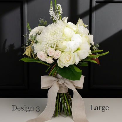 White/Cream Coloured Parisian Posy