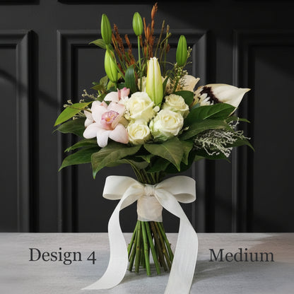 White/Cream Coloured Parisian Posy