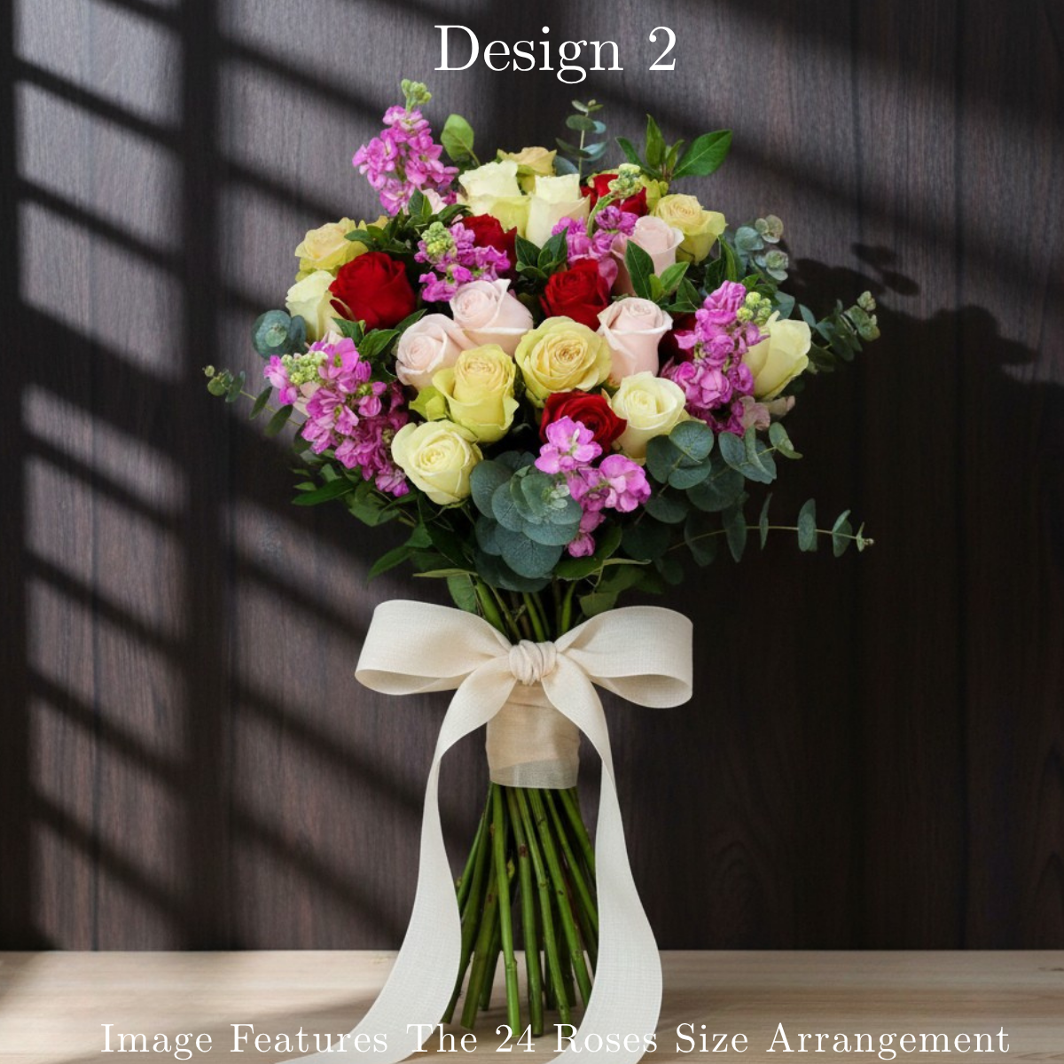 Rose Bunches - Mixed Coloured Rose Bunches - Classic