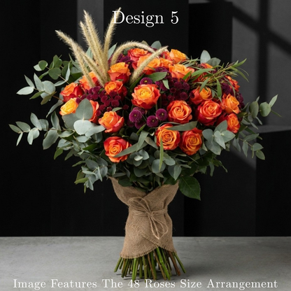 Orange Rose Bunch in Pretoria | Classic Luxury Floral Bouquet