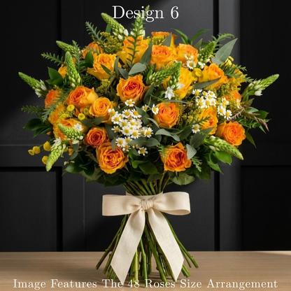 Orange Rose Bunch in Pretoria | Classic Luxury Floral Bouquet