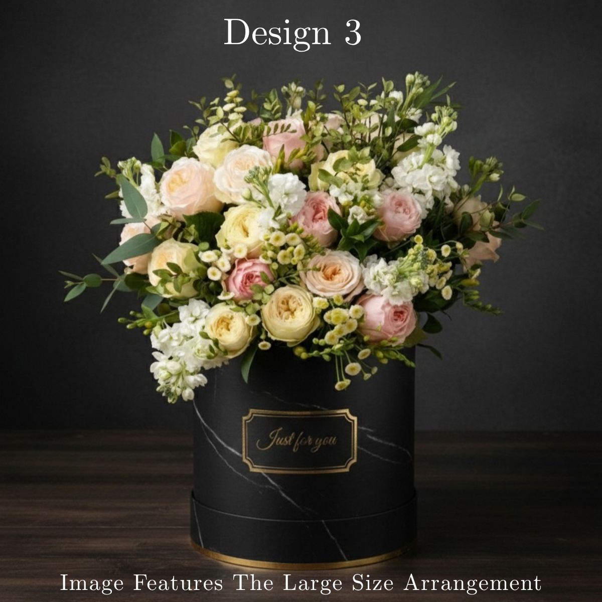 Peony Rose Hat Box in Pretoria | Luxury Pastel Floral Gifting