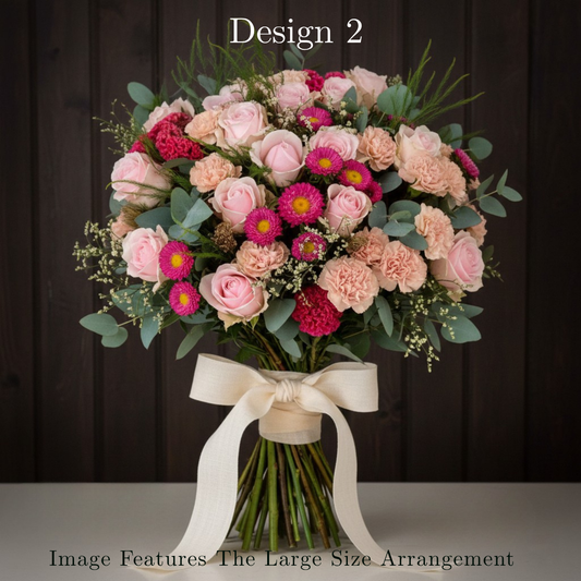 Pink & Lilac Hostess Bunch in Pretoria | Elegant Luxury Floral Gifting