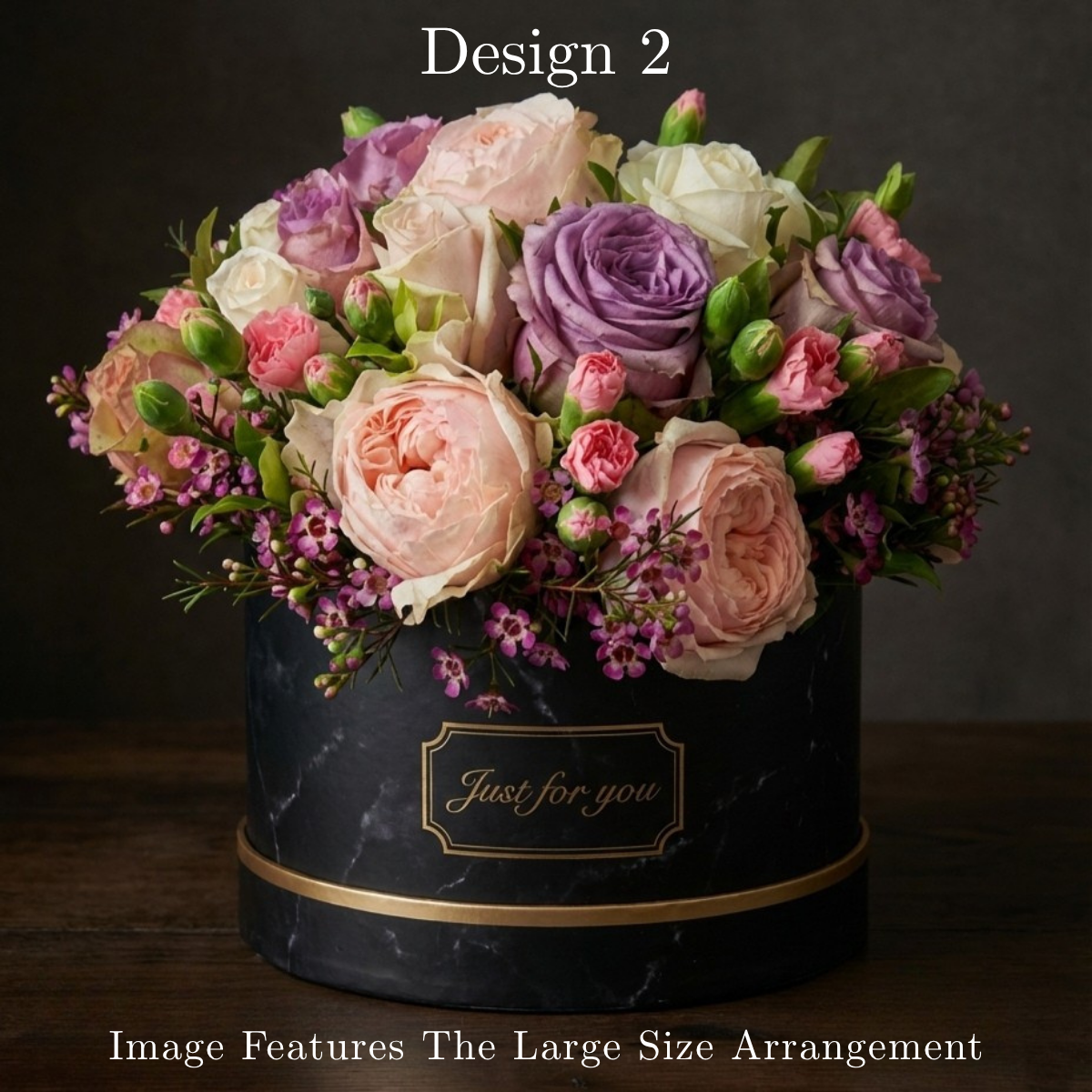 Hat Box - Pink Lavender Lilac Coloured Hat Box