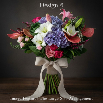 Parisian Posy - Pink/Lavender/Lilac Coloured Parisian Posy