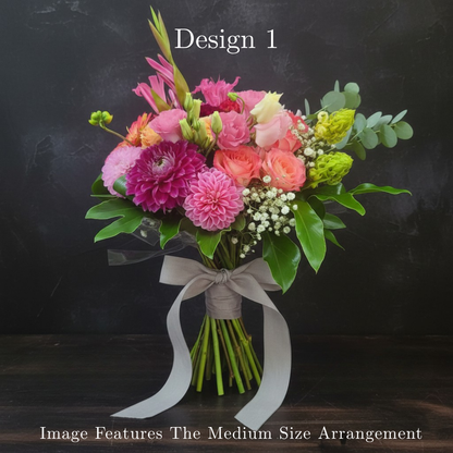Parisian Posy - Pink/Lavender/Lilac Coloured Parisian Posy