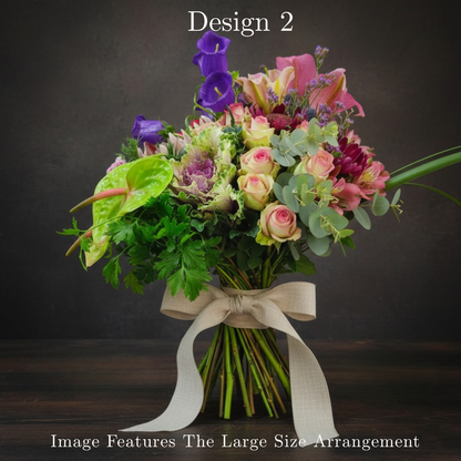 Parisian Posy - Pink/Lavender/Lilac Coloured Parisian Posy