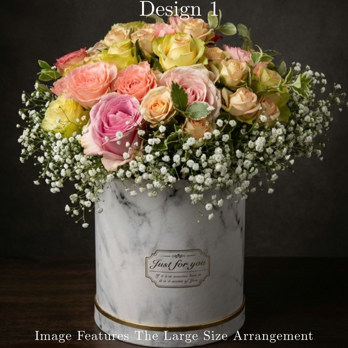 Pink & Lilac Rose Hat Box in Pretoria | Luxury Pastel Floral Gift