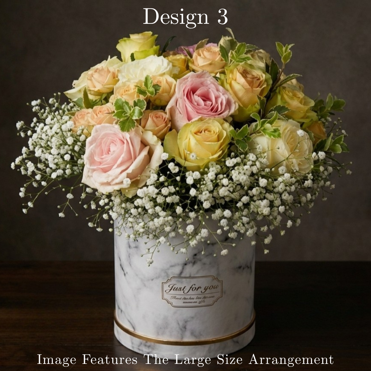Pink & Lilac Rose Hat Box in Pretoria | Luxury Pastel Floral Gift