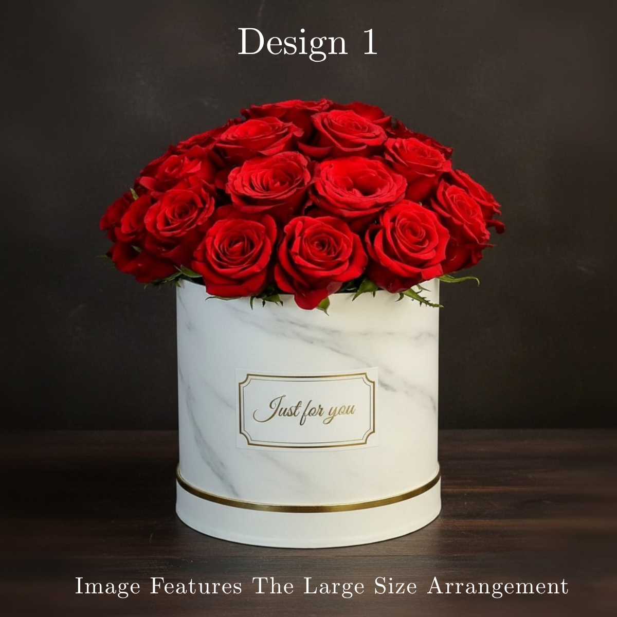 Red Rose Hat Box in Pretoria | Luxury Romantic Floral Gifting