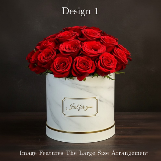 Red Rose Hat Box in Pretoria | Luxury Romantic Floral Gifting