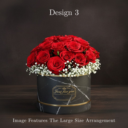 Red Rose Hat Box in Pretoria | Luxury Romantic Floral Gifting