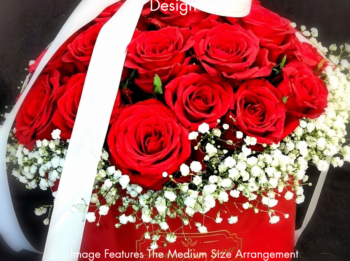 Hat Box Roses - Red Rose Hat Box