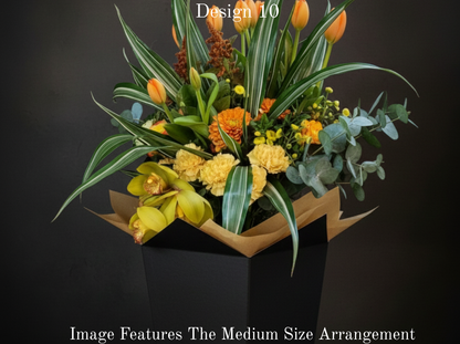 Parisian Posy - Peach Apricot Coral Coloured Parisian Posy