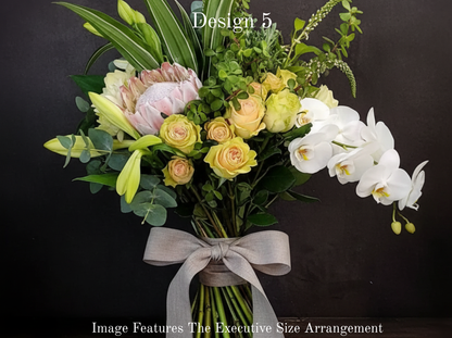 Parisian Posy - Peach Apricot Coral Coloured Parisian Posy