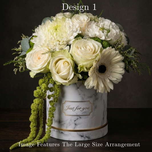 Hat Box - White Cream Coloured Hat Boxes
