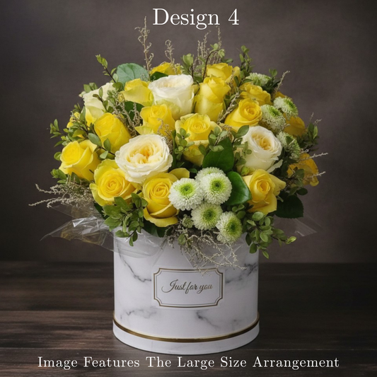 Hat Box - Yellow Coloured Hat Boxes