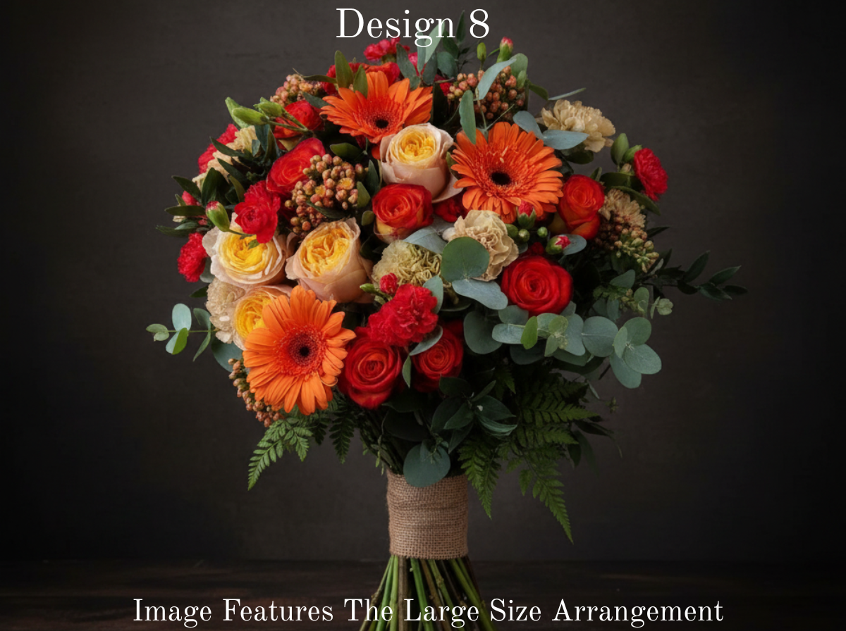 Flower Bunch - Autumn Coloured Hostess Bunch