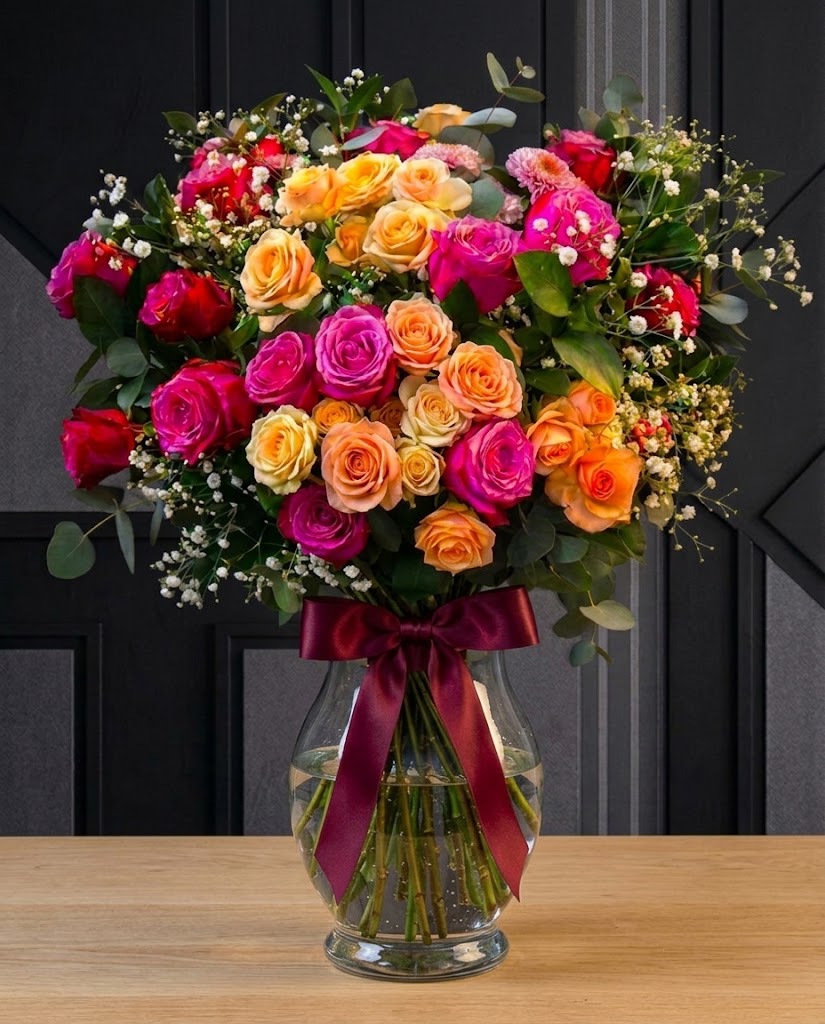 Rose Bunches - Mixed Coloured Rose Bunches - Classic